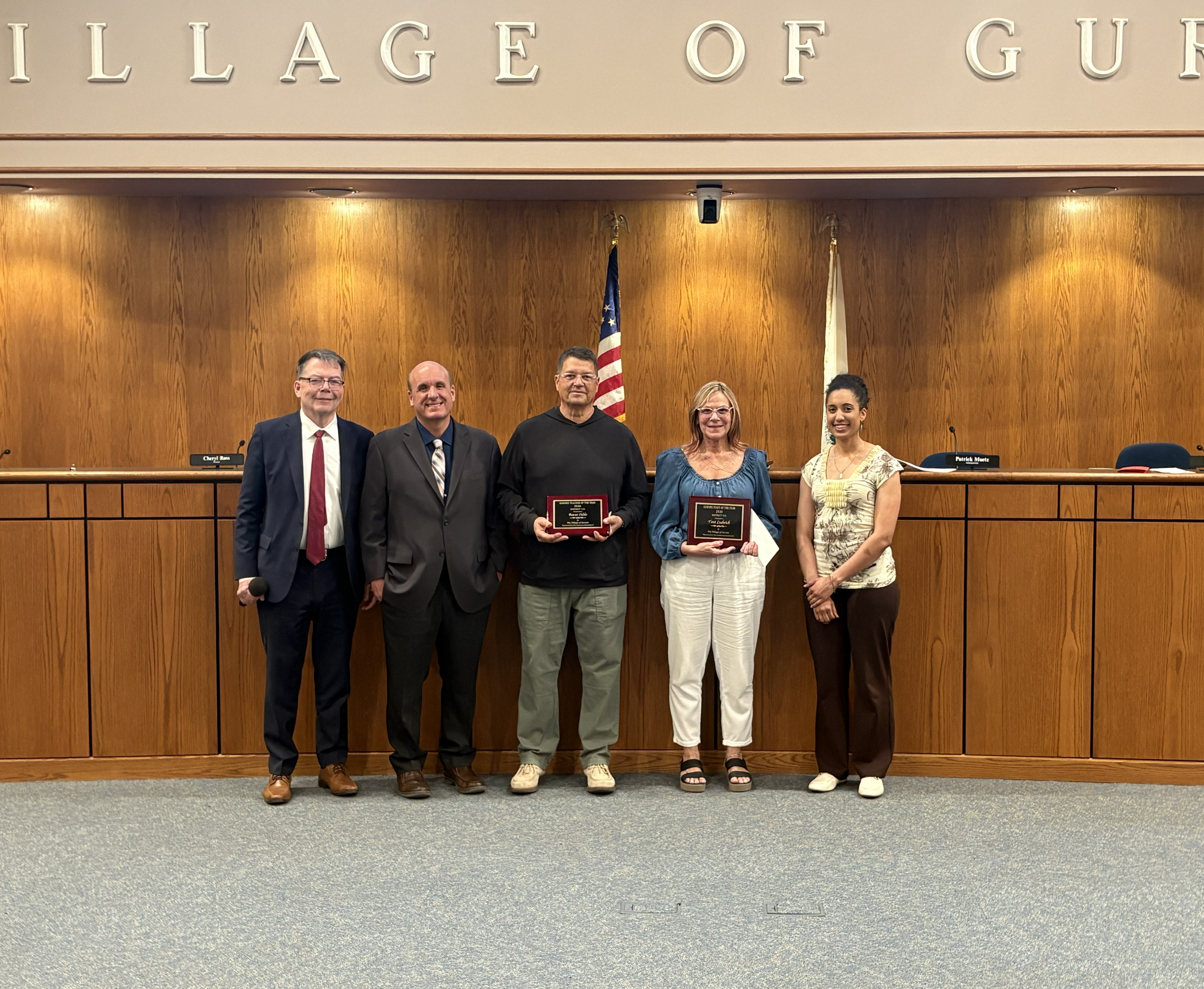 Village of Gurnee Honors 2026 Teacher of the Year and Staff Member of the Year Recipients