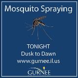 Mosquito Spraying - Tonight, Wednesday, August 31st, 2022 Dusk to Dawn  - North Central Section of Village Only