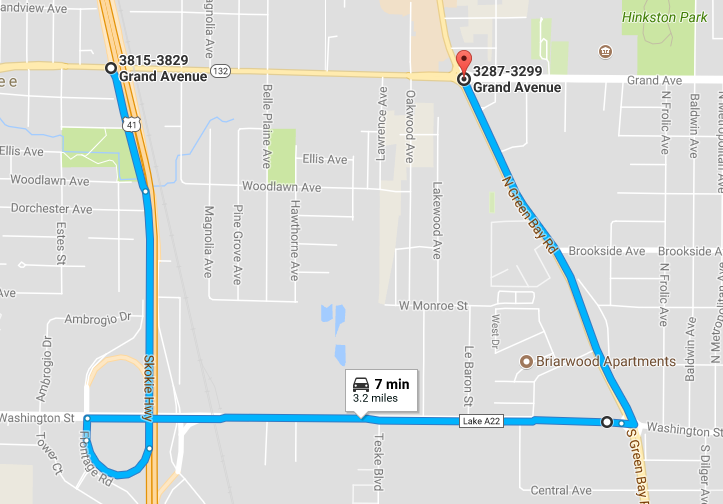 Temporary Closure of Grand Avenue / US-41 underpass - October 27th to October 30th