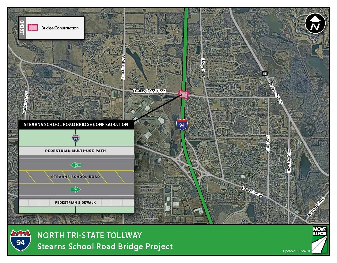 Stearns School Road Bridge Closure 