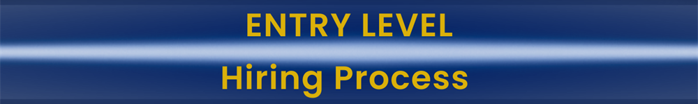 Entry level hiring process Entry level hiring process