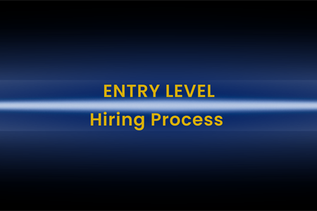 Entry level hiring process Entry level hiring process