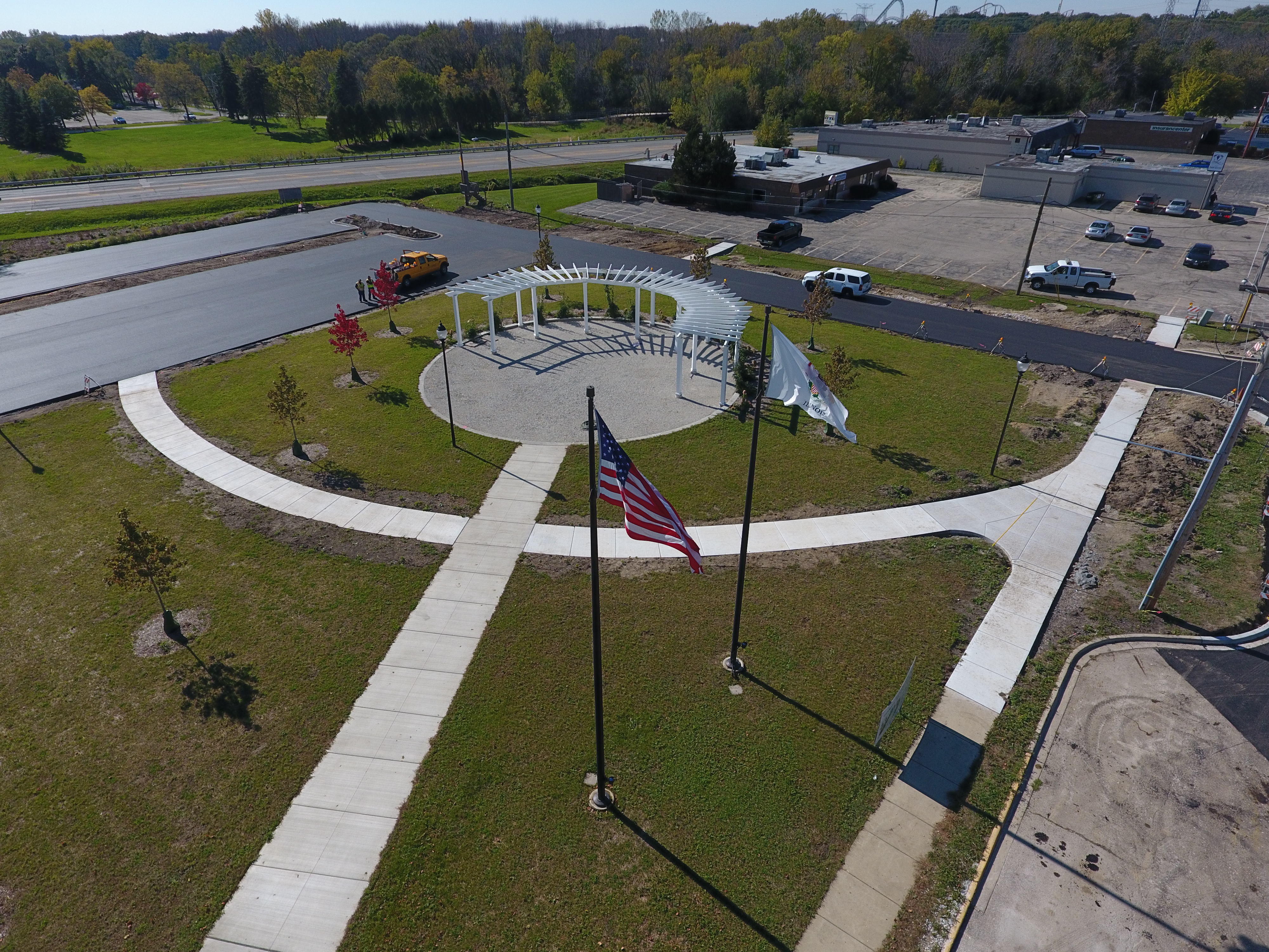 Welton Plaza Drone Shot